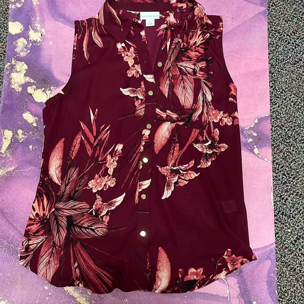 Red, summer tank